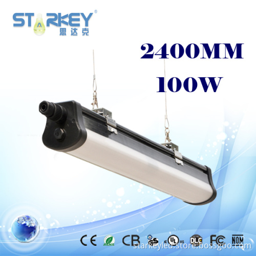 2400mm 100W LED Waterproof Lighting